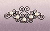 Wrought Iron Swirl Wall 5-Candle Holder